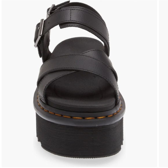 NIB $130 Dr. Martens Voss II Quad Strappy Platform Sandal (Women) in Black! - Picture 4 of 6